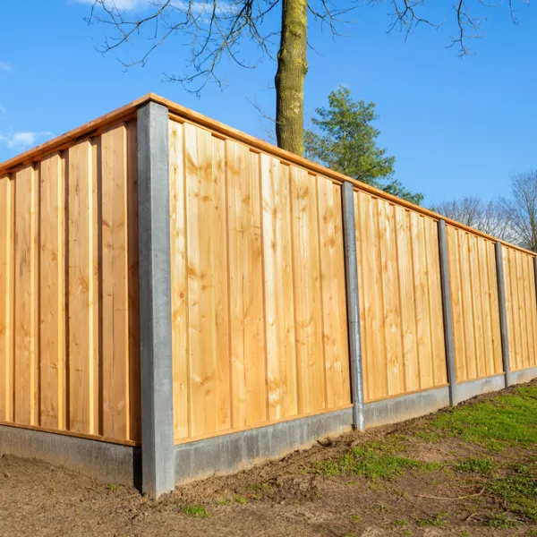 houten tuinafsluiting